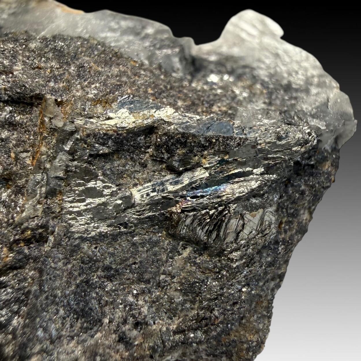 Native Bismuth With Bismuthinite