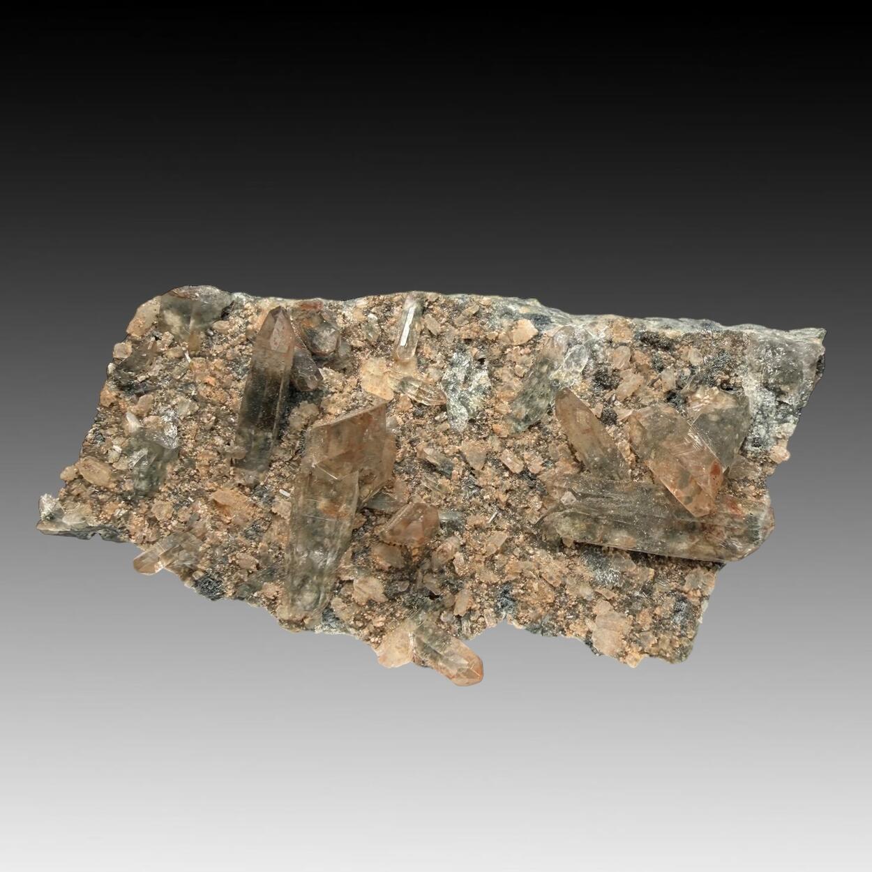 Quartz With Hematite & Chlorite Inclusions