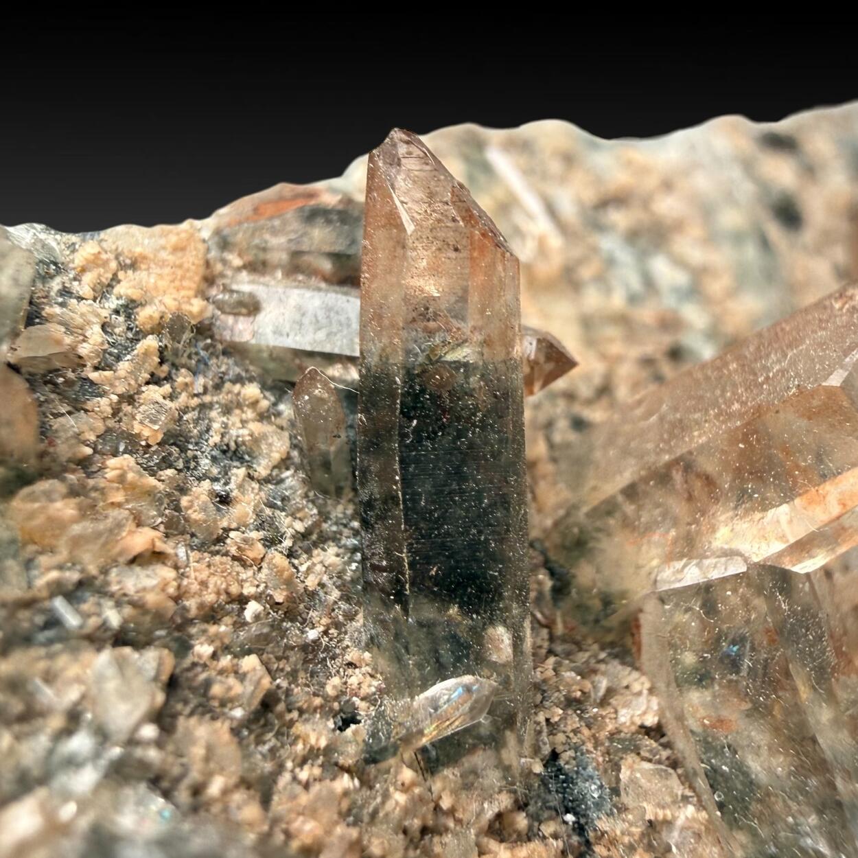 Quartz With Hematite & Chlorite Inclusions