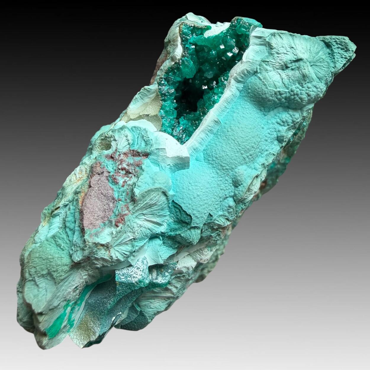 Chrysocolla Psm Plancheite With Dioptase