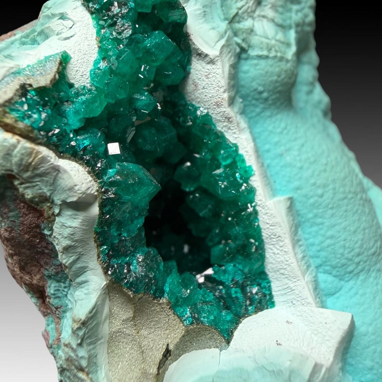 Chrysocolla Psm Plancheite With Dioptase