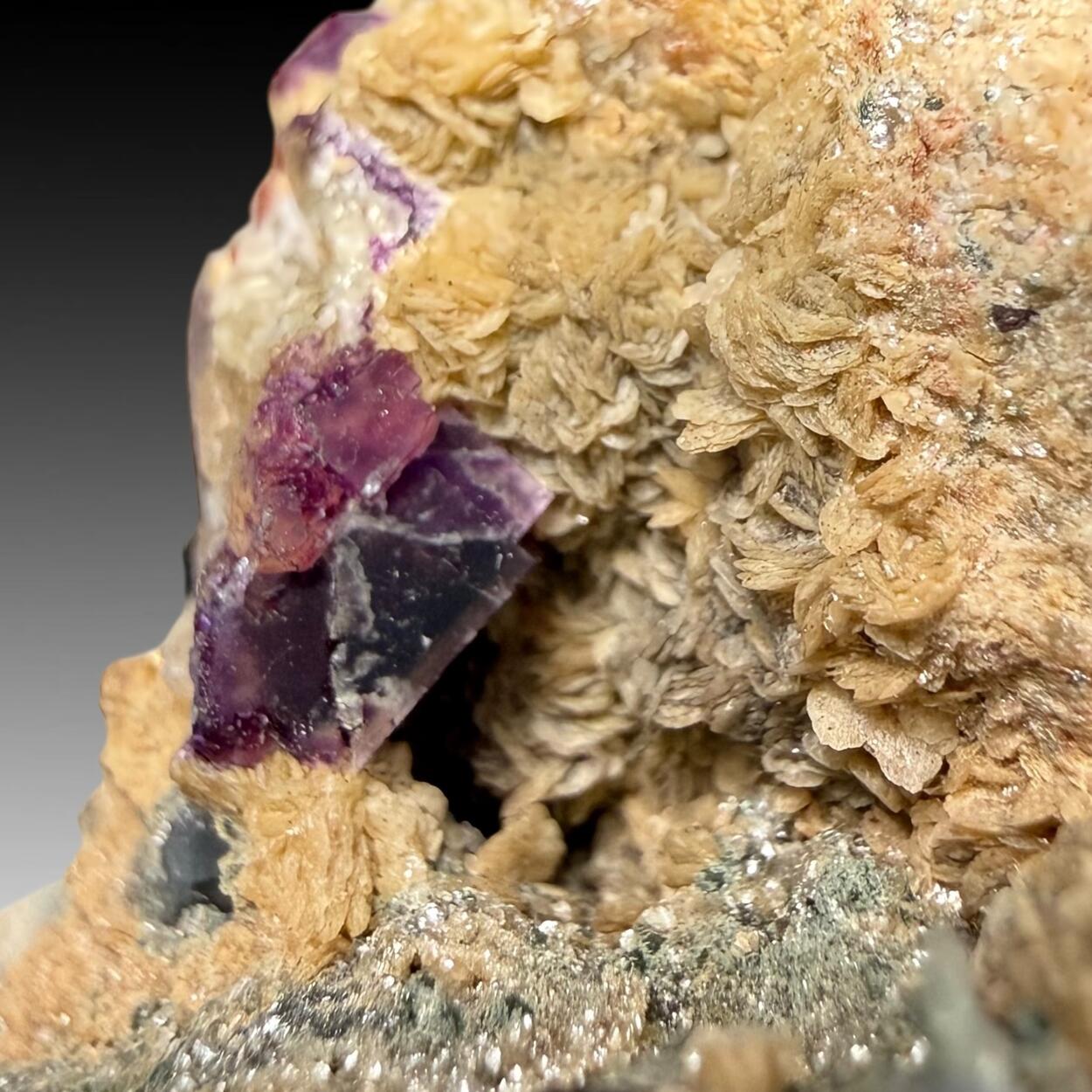 Cassiterite With Siderite & Fluorite