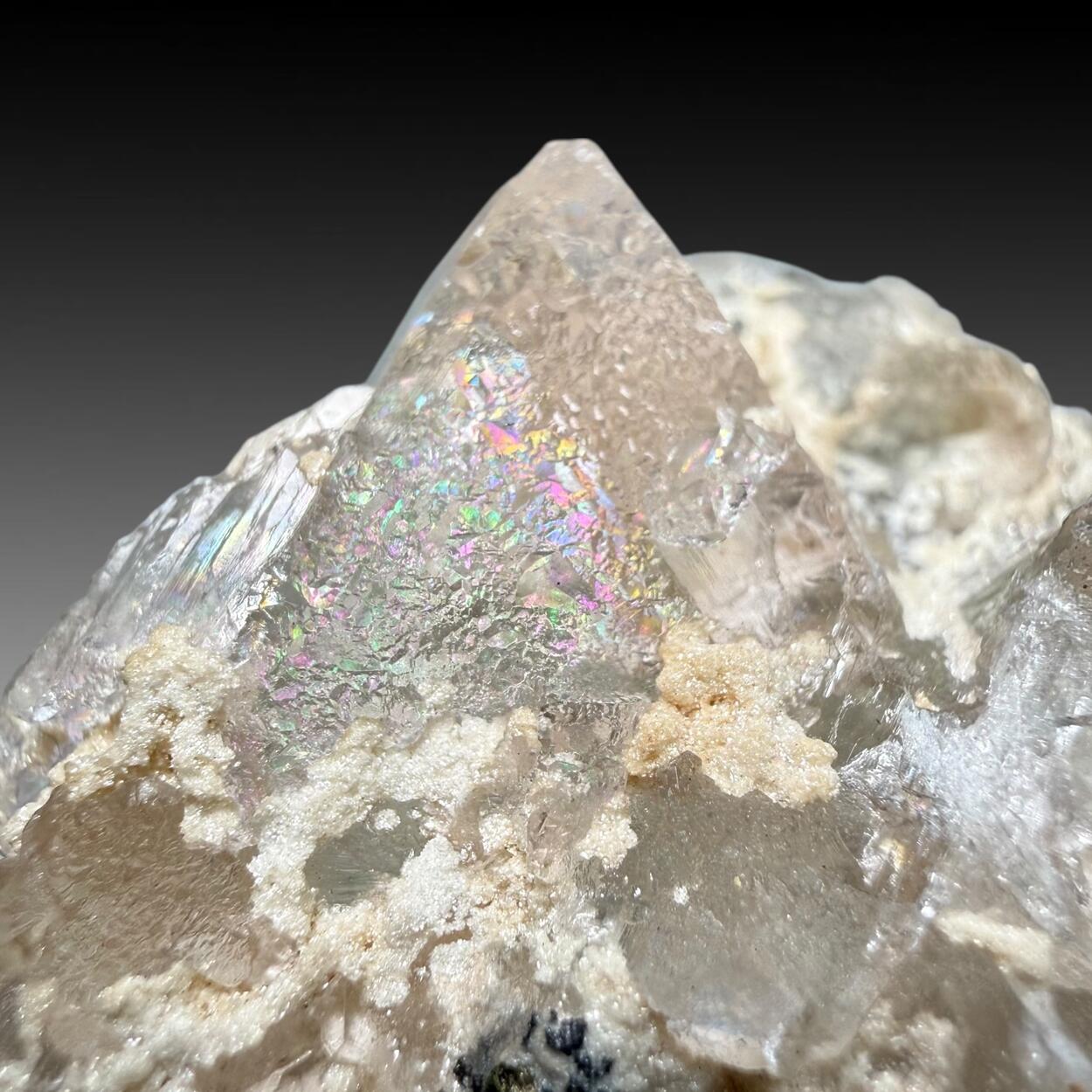 Fluorite With Chalcopyrite Pyrite & Sphalerite