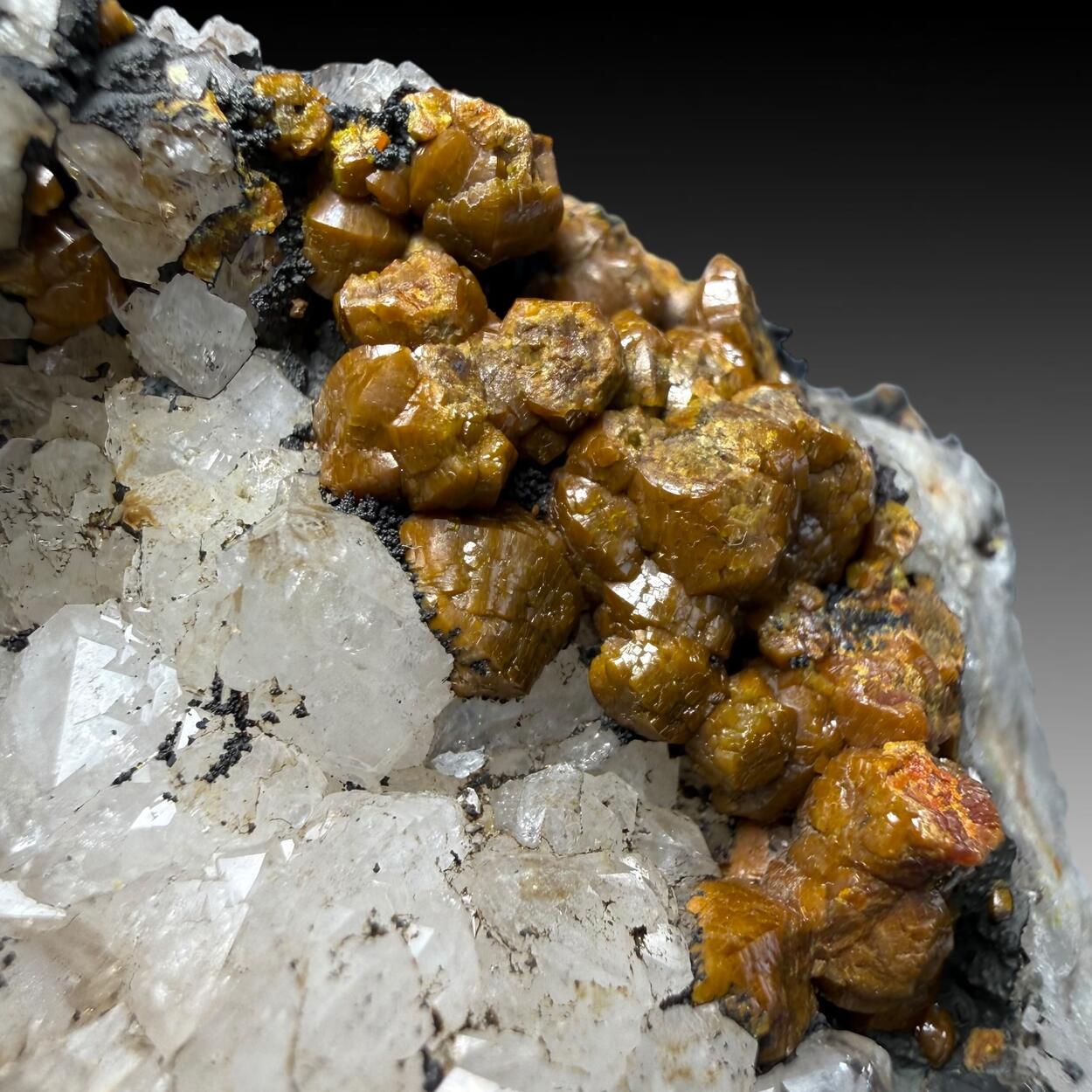 Campylite On Quartz