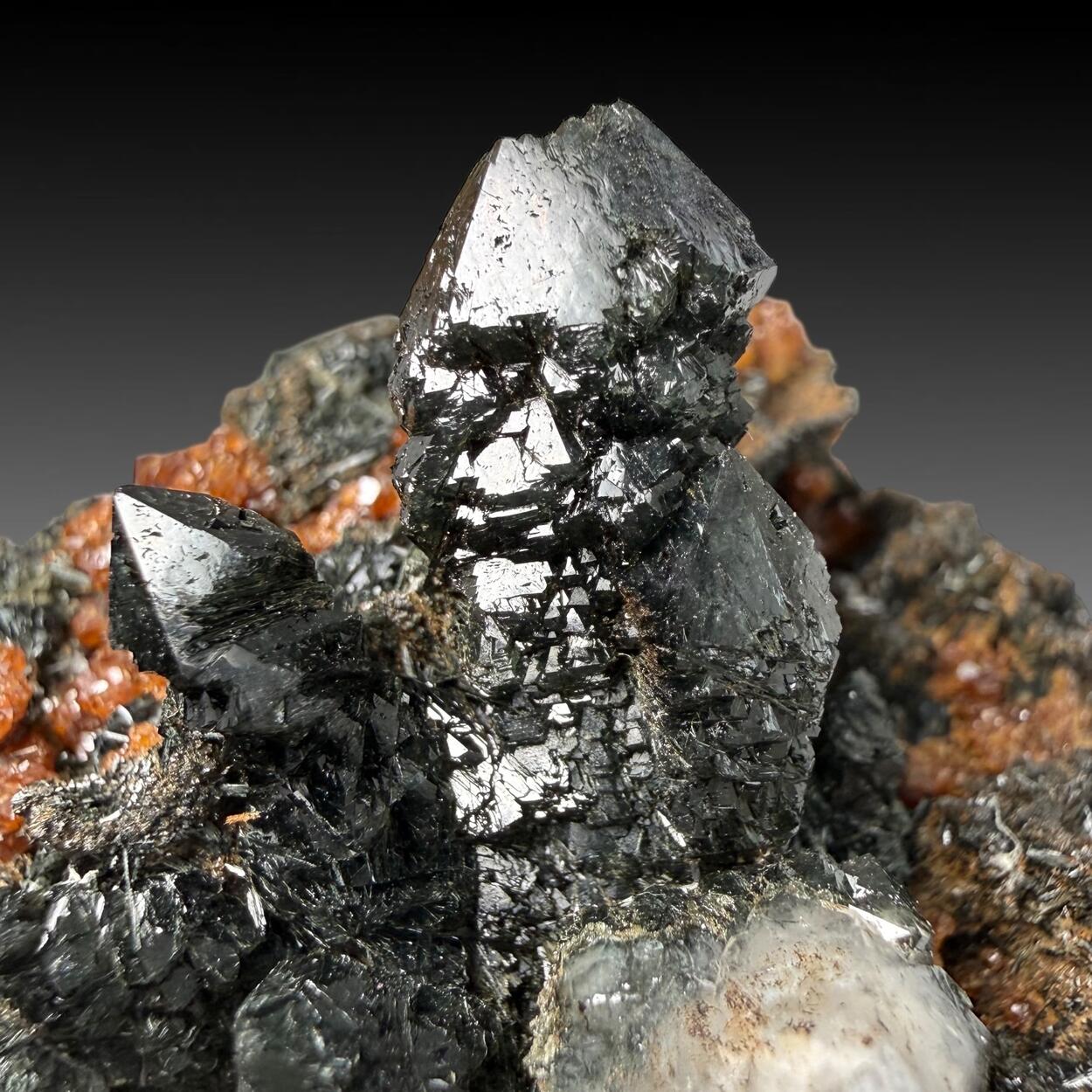 Prase On Andradite
