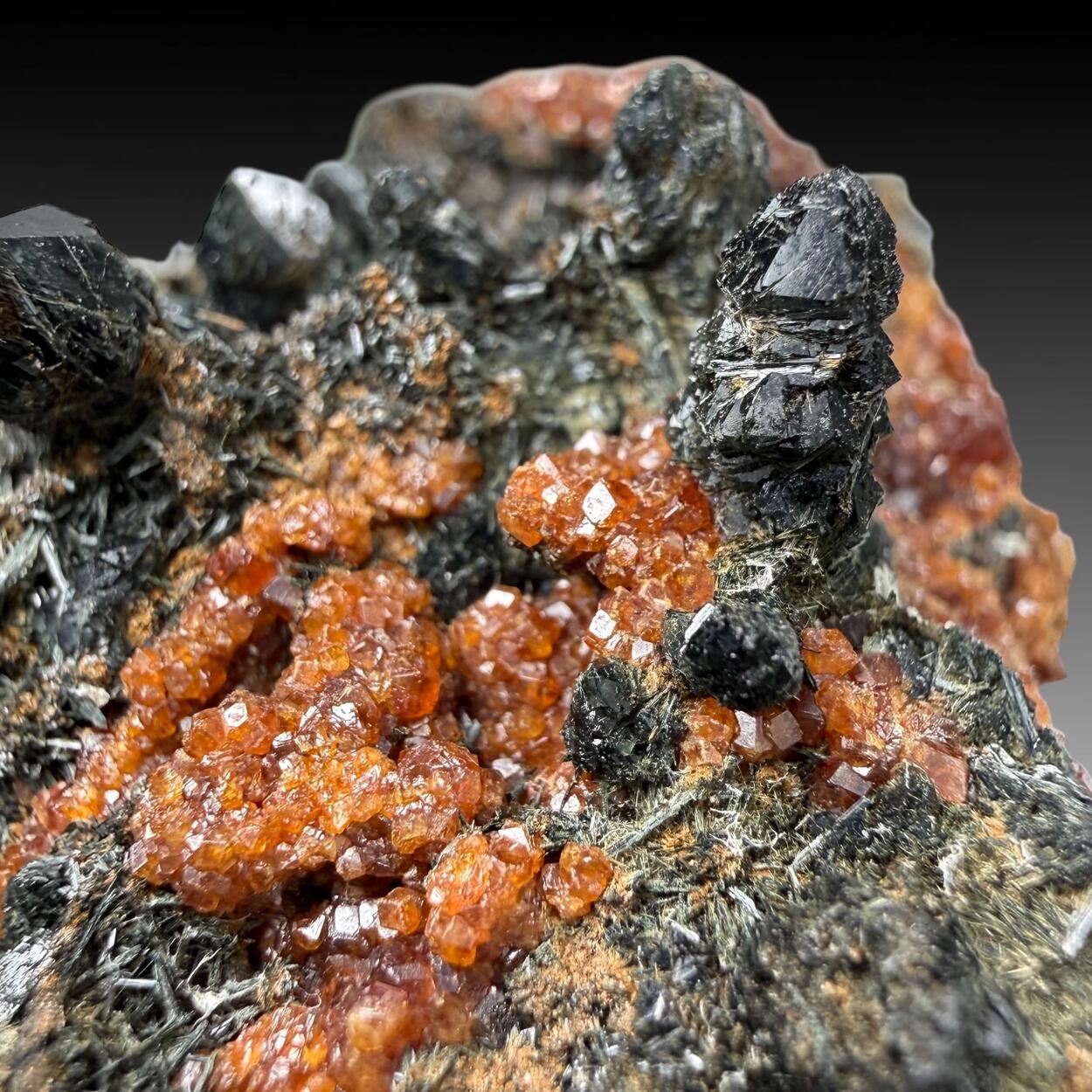Prase On Andradite