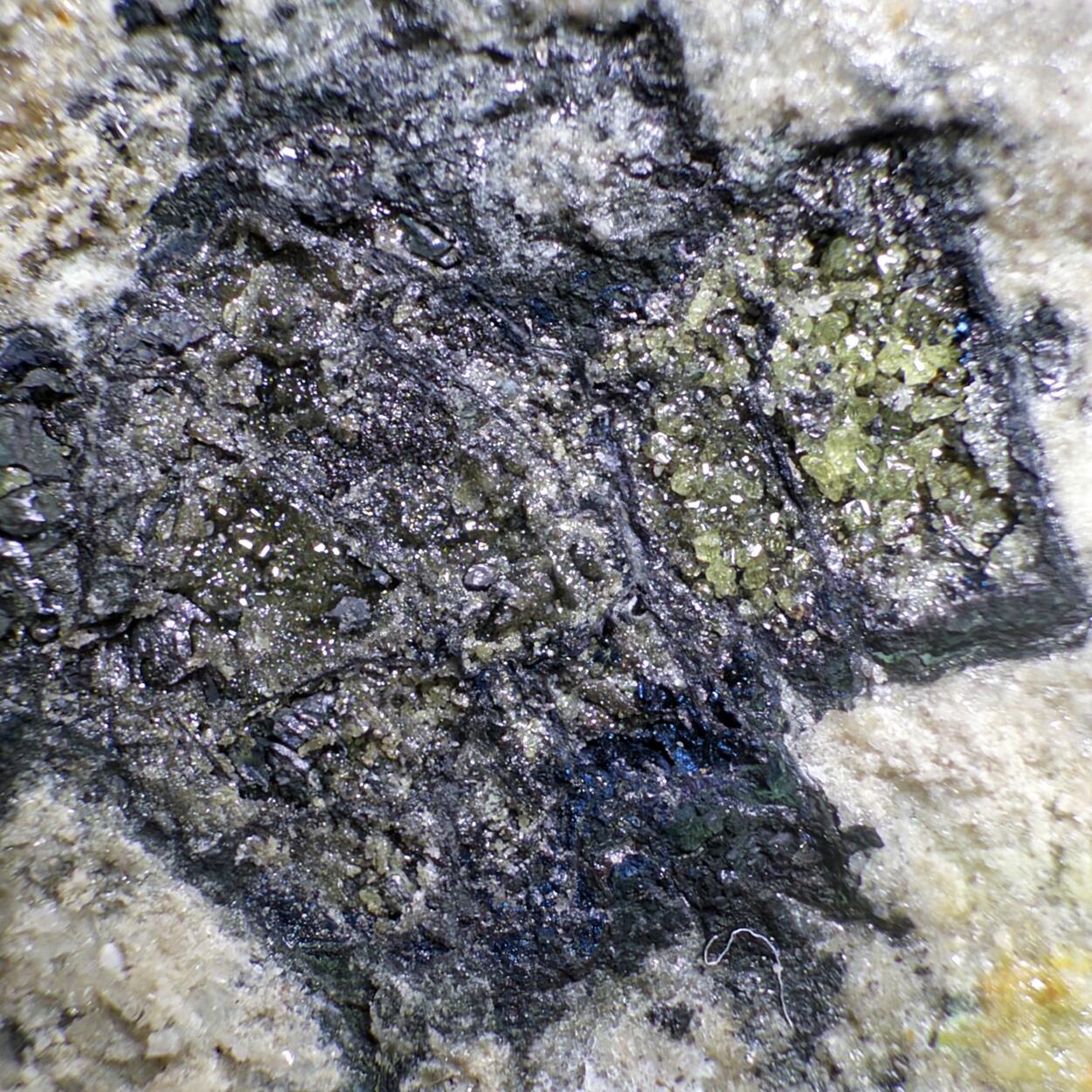 Anglesite & Cerussite On Galena