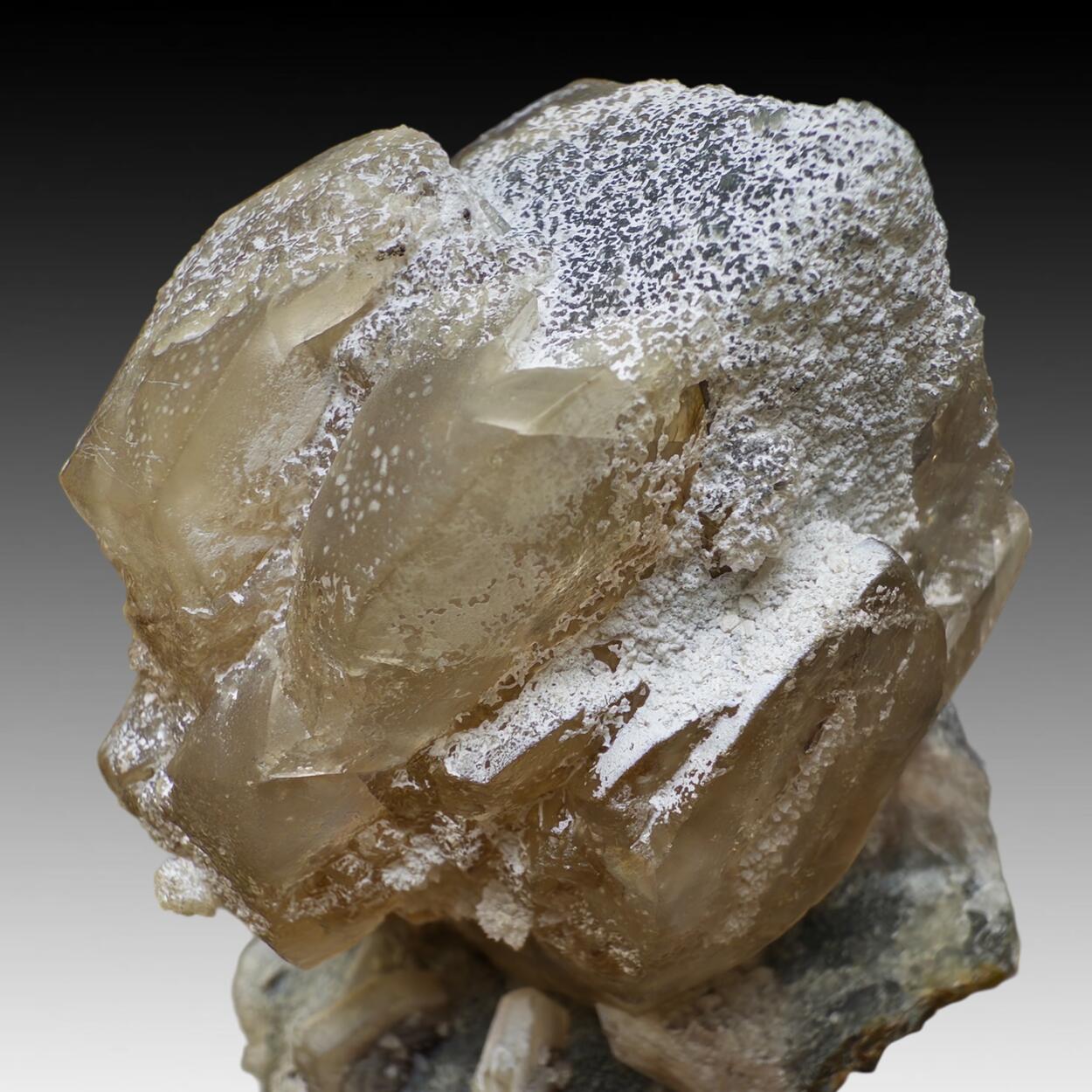 Calcite & Chalcedony With Stilbite