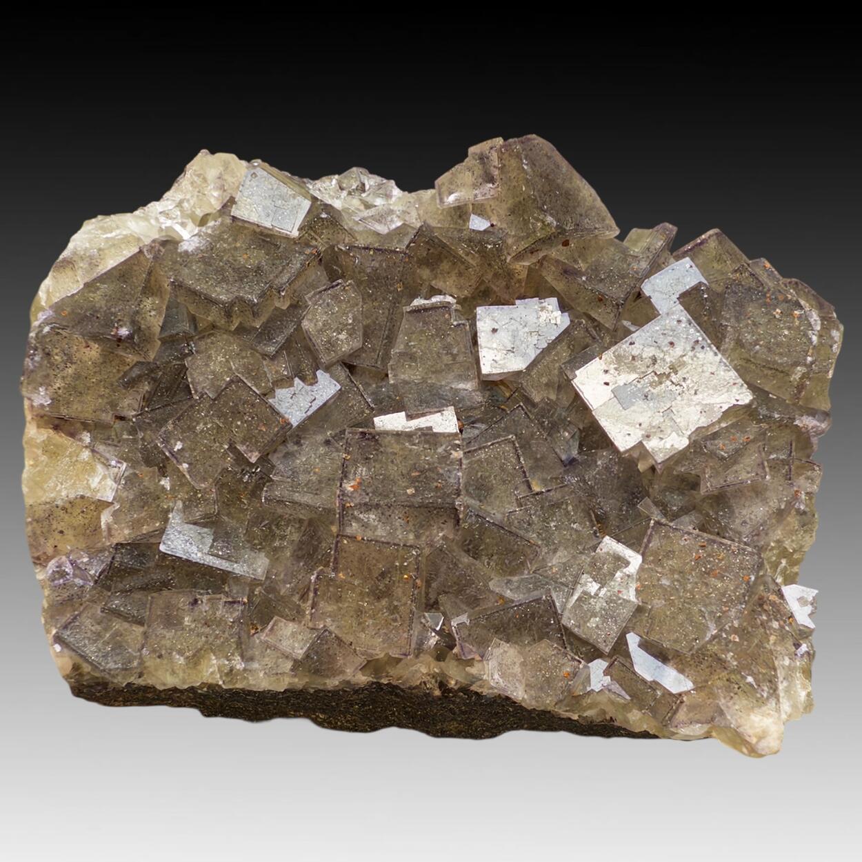 Fluorite With Pyrite Inclusions