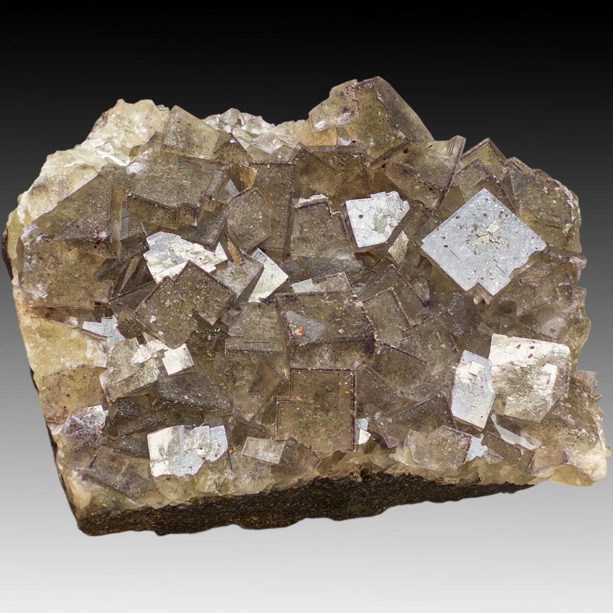 Fluorite With Pyrite Inclusions