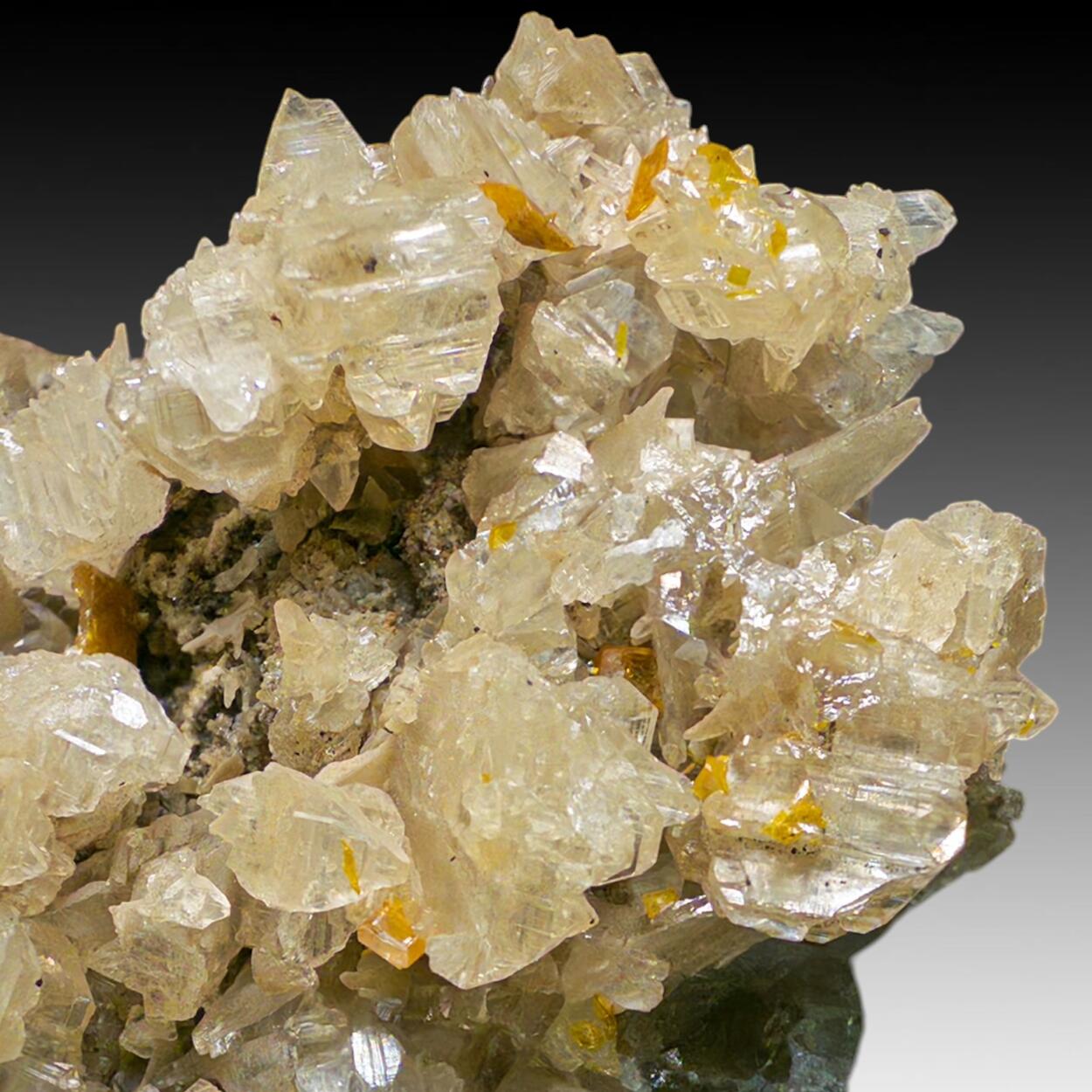 Cerussite With Wulfenite
