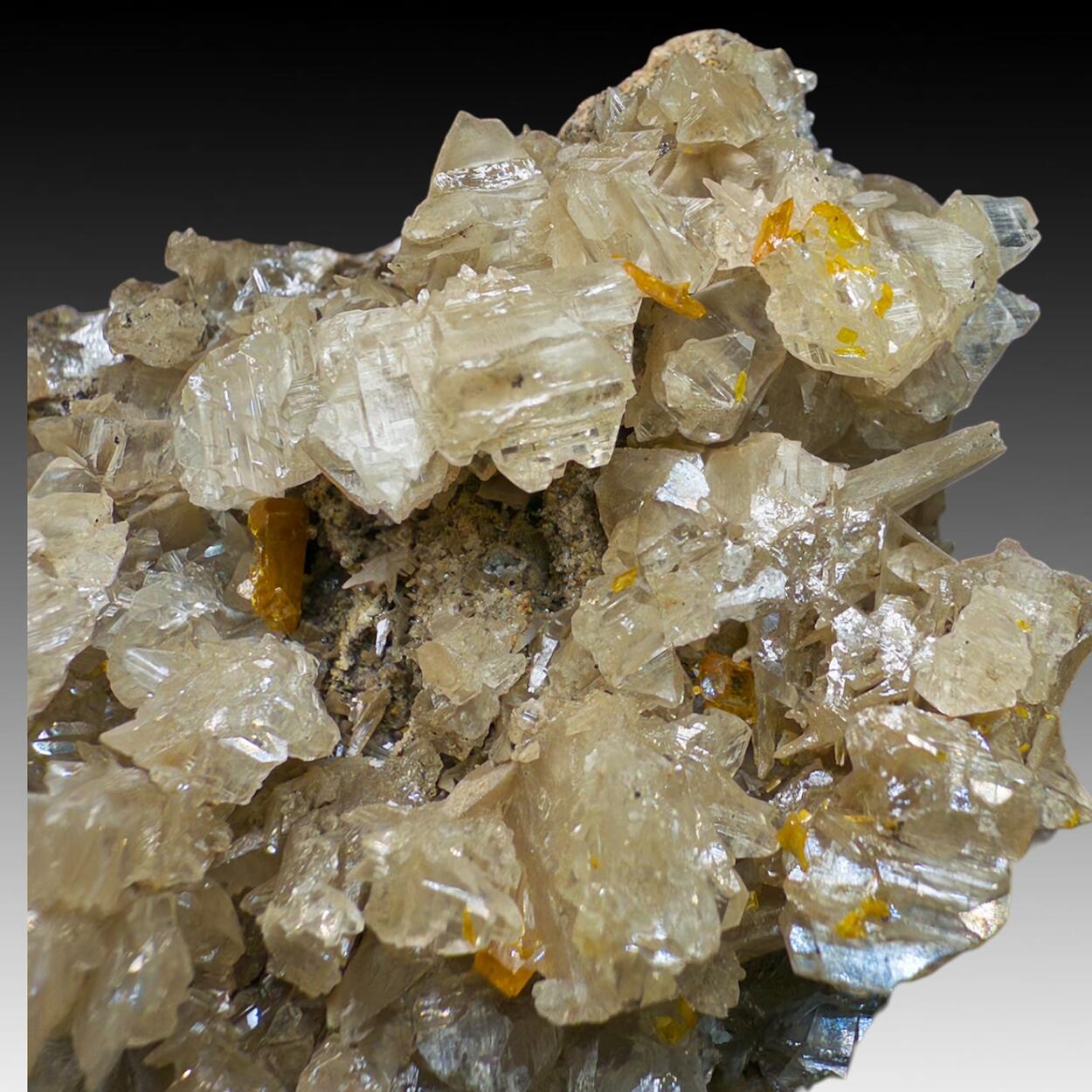 Cerussite With Wulfenite