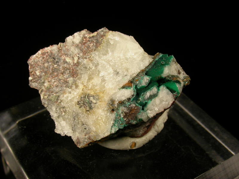 Libethenite & Malachite