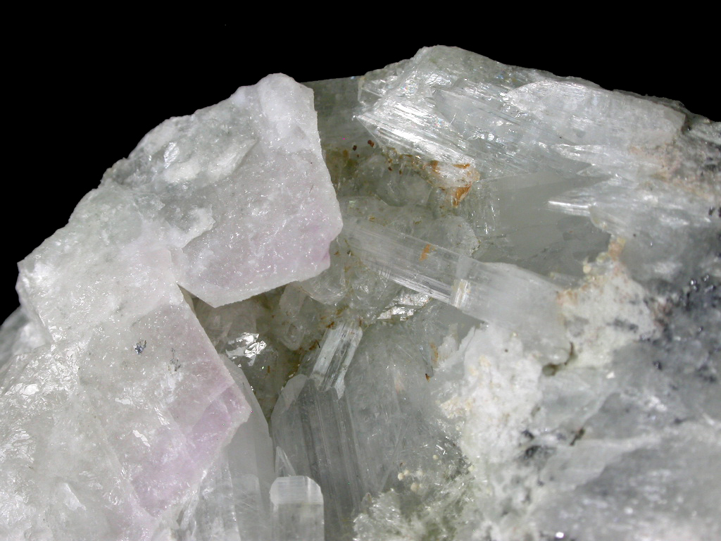 Pectolite Fluorapophyllite Molybdenite & Sodalite