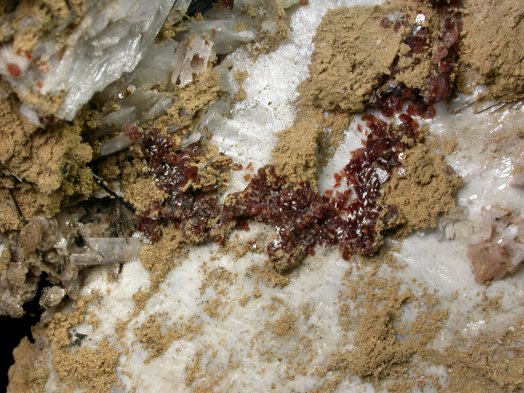 Rhodochrosite Albite Sphalerite & Aegirine