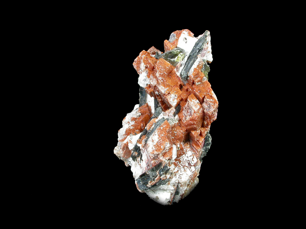 Rhodochrosite Aegirine & Sphalerite