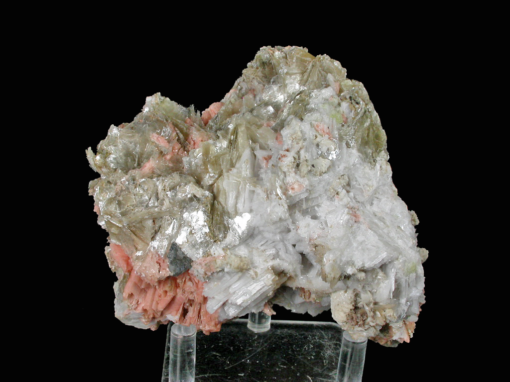 Schizolite Albite Polylithionite Leucophanite & Rhodochrosite