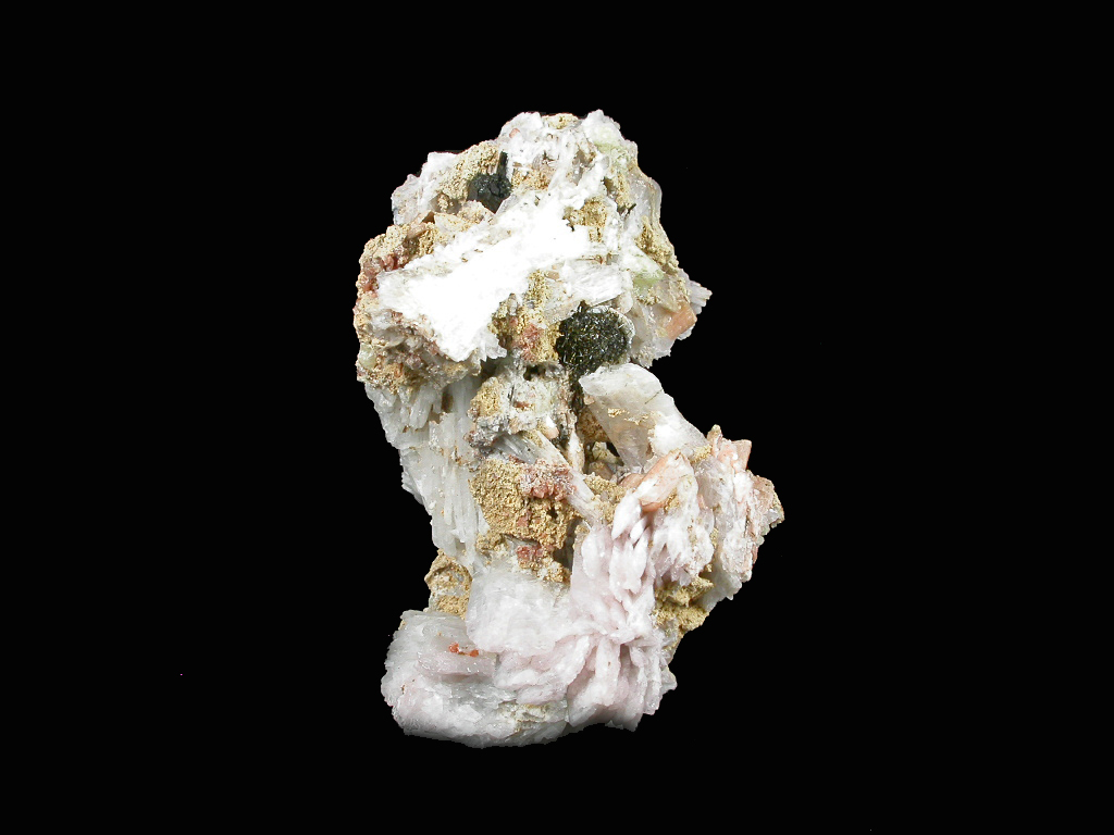 Albite Rhodochrosite Aegirine & Leucophanite