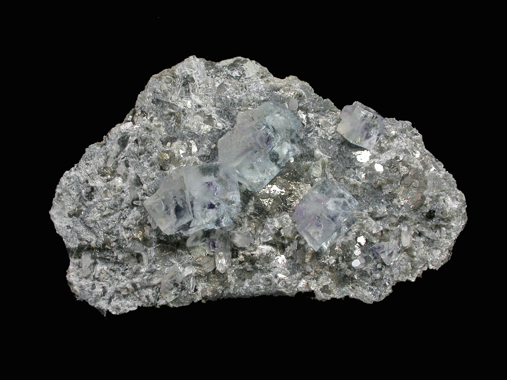 Fluorite Quartz & Arsenopyrite