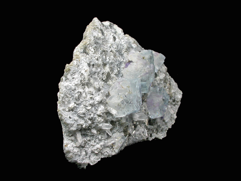 Fluorite Quartz & Arsenopyrite