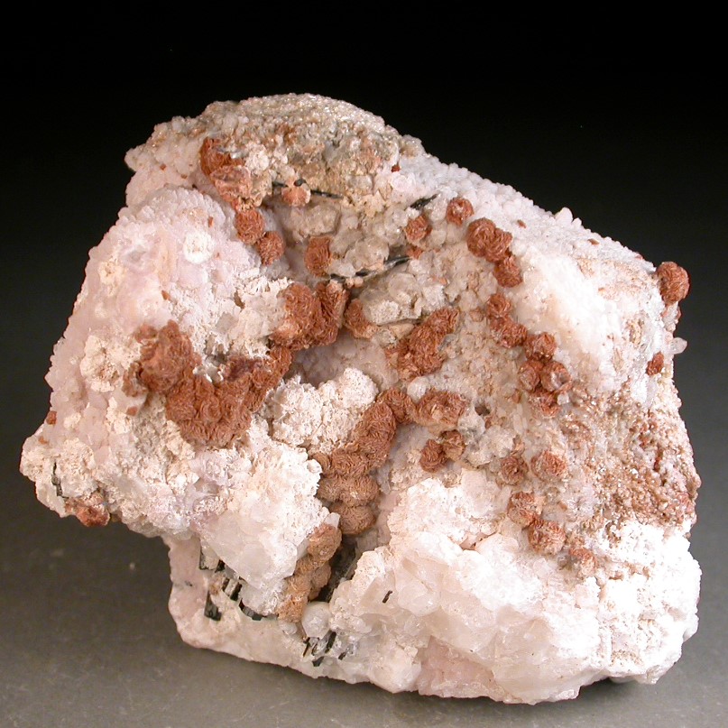 Microcline Rhodochrosite & Polylithionite