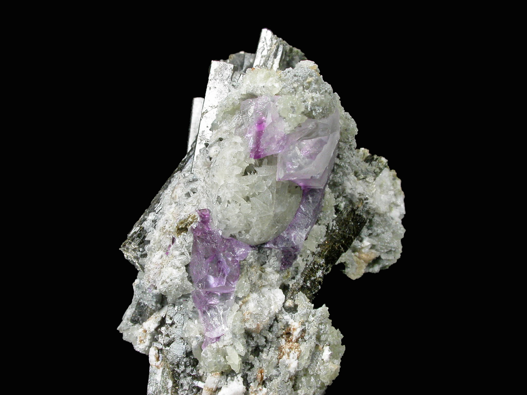 Fluorite Calcite & Aegirine