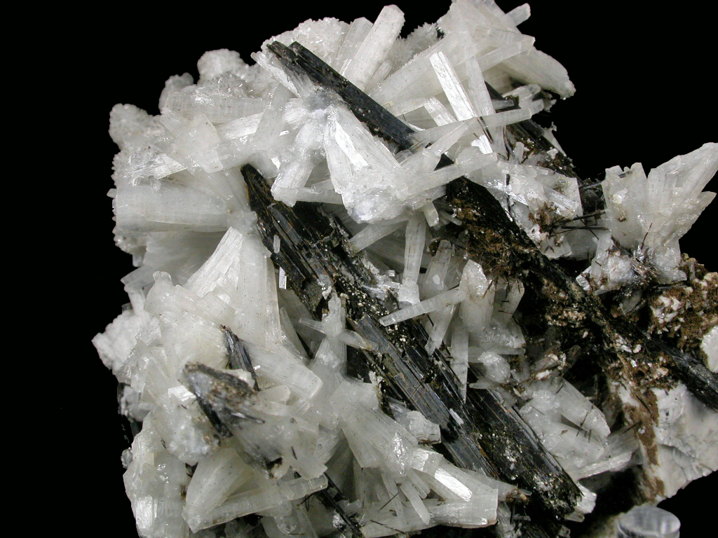 Natrolite & Calcite