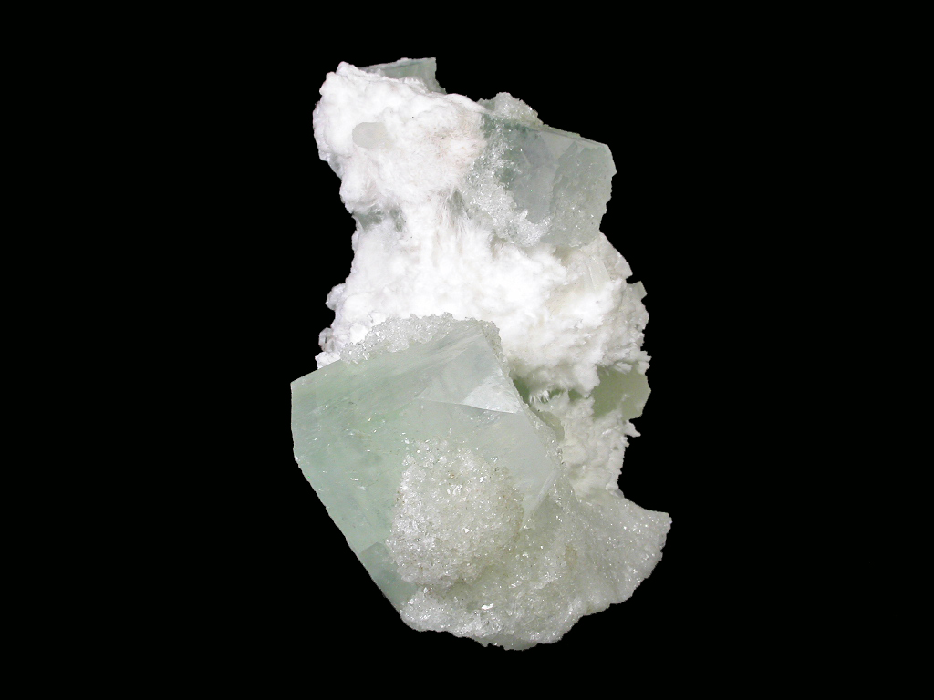 Fluorapophyllite Mordenite & Quartz