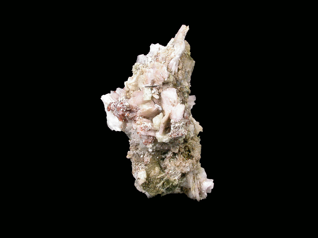 Albite Leucophanite Rhodochrosite & Fluorite