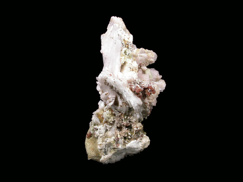 Albite Leucophanite Rhodochrosite & Fluorite