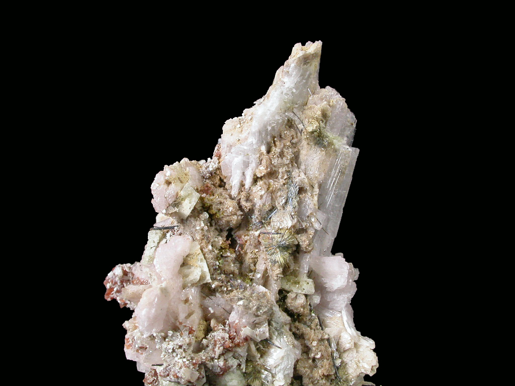 Albite Leucophanite Rhodochrosite & Fluorite