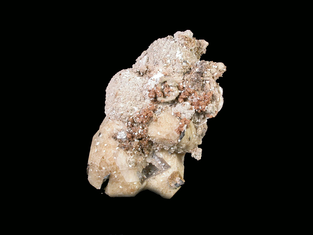 Rhodochrosite Rhabdophane-(Ce) & Catapleiite