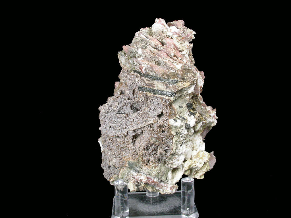 Rhodochrosite & Rémondite-(Ce)