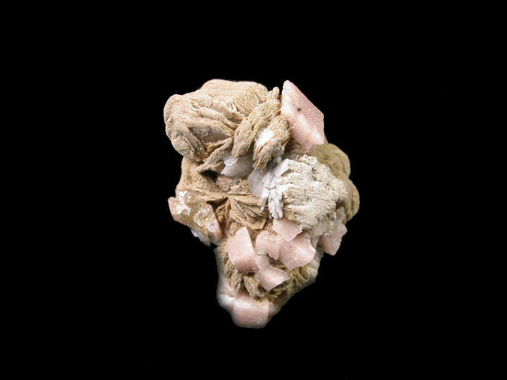 Rhodochrosite & Rhabdophane-(Ce)