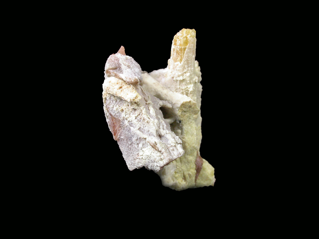 Rhodochrosite & Rémondite-(Ce)