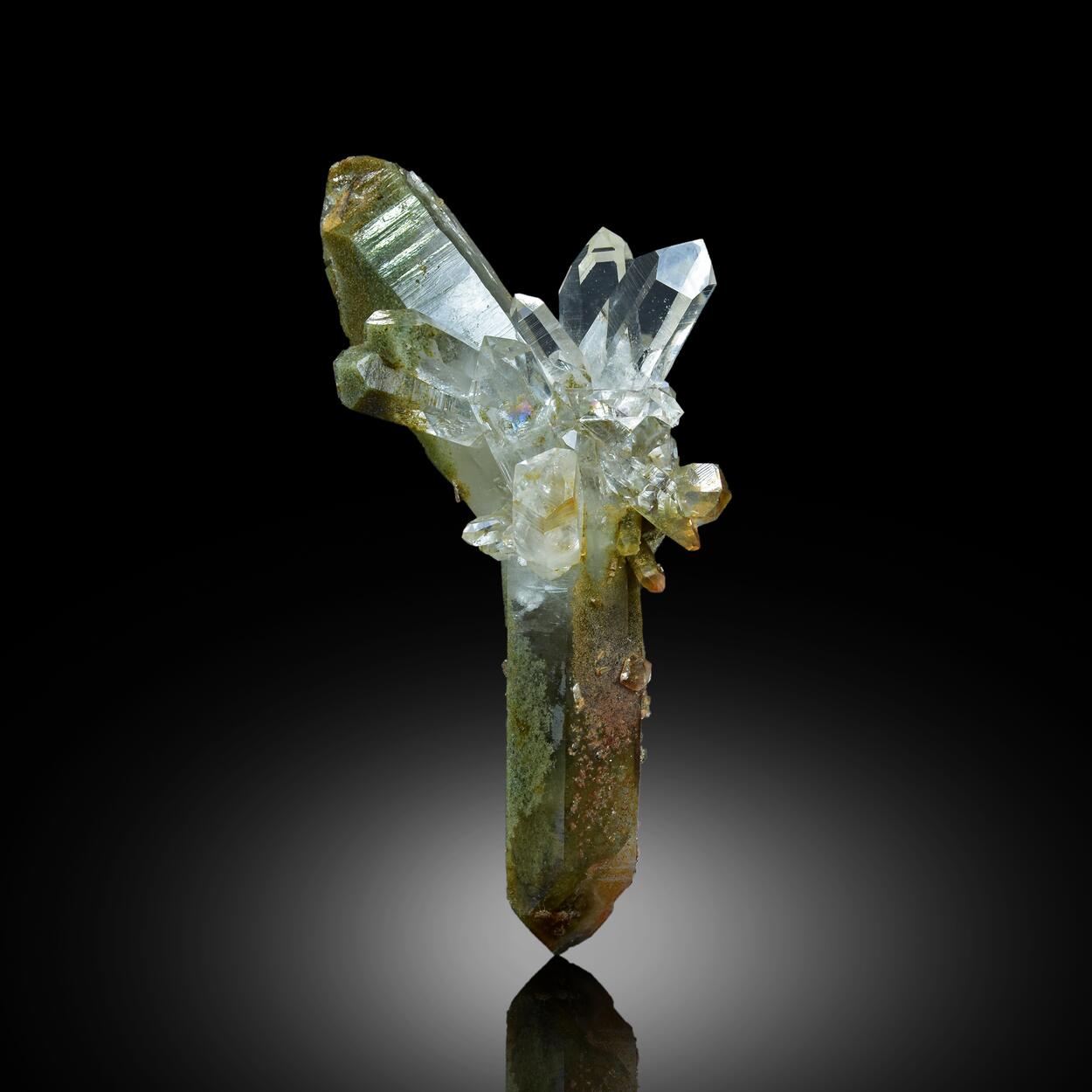 Quartz With Chlorite Inclusions