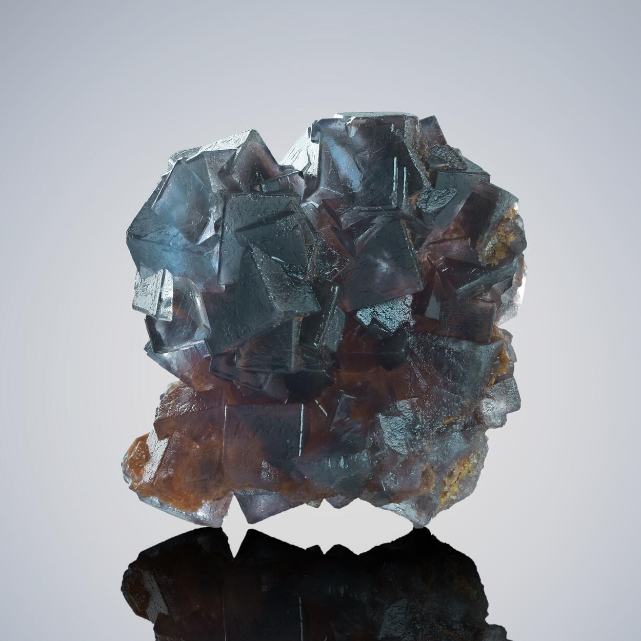 Fluorite With Calcite