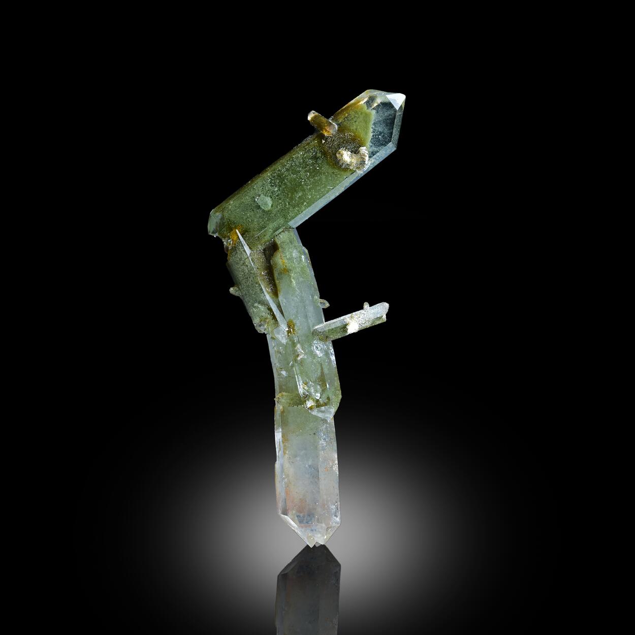 Quartz With Chlorite Inclusions