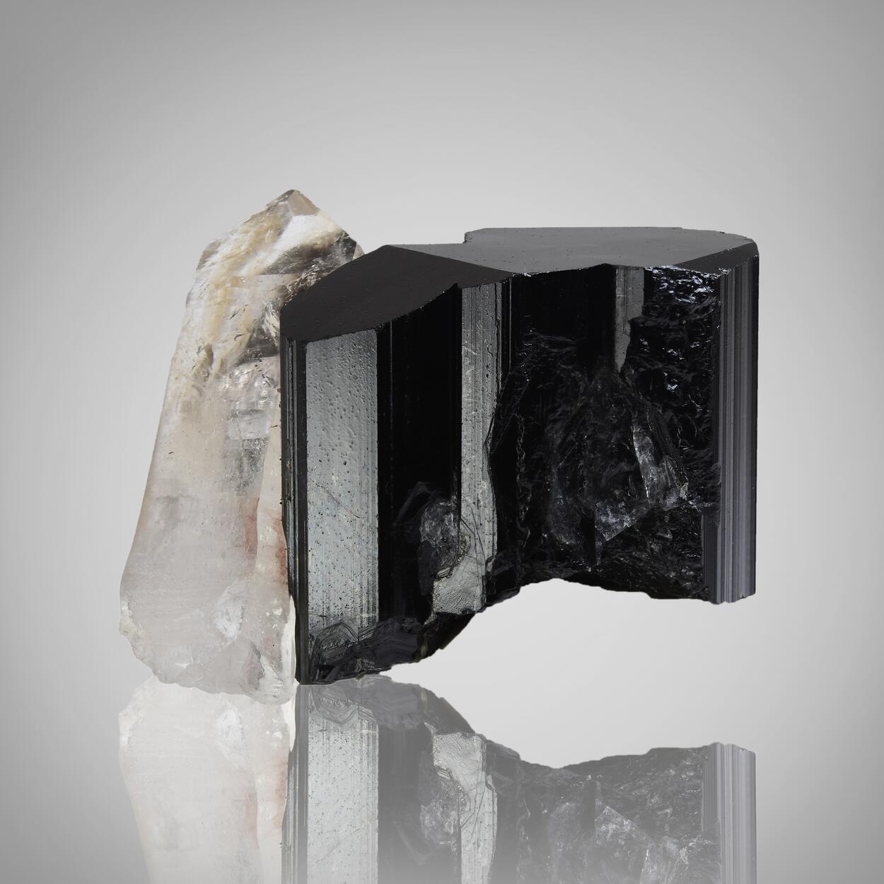 Tourmaline With Quartz