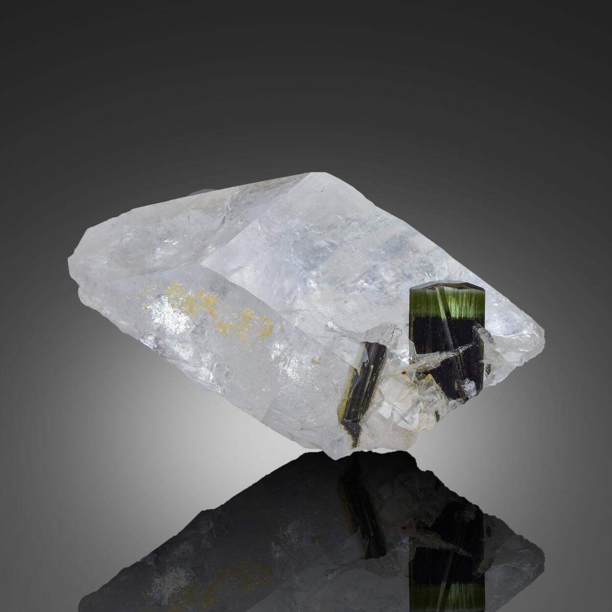 Elbaite With Quartz