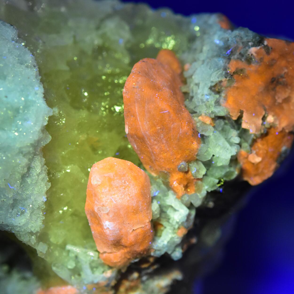 Afghanite With Calcite
