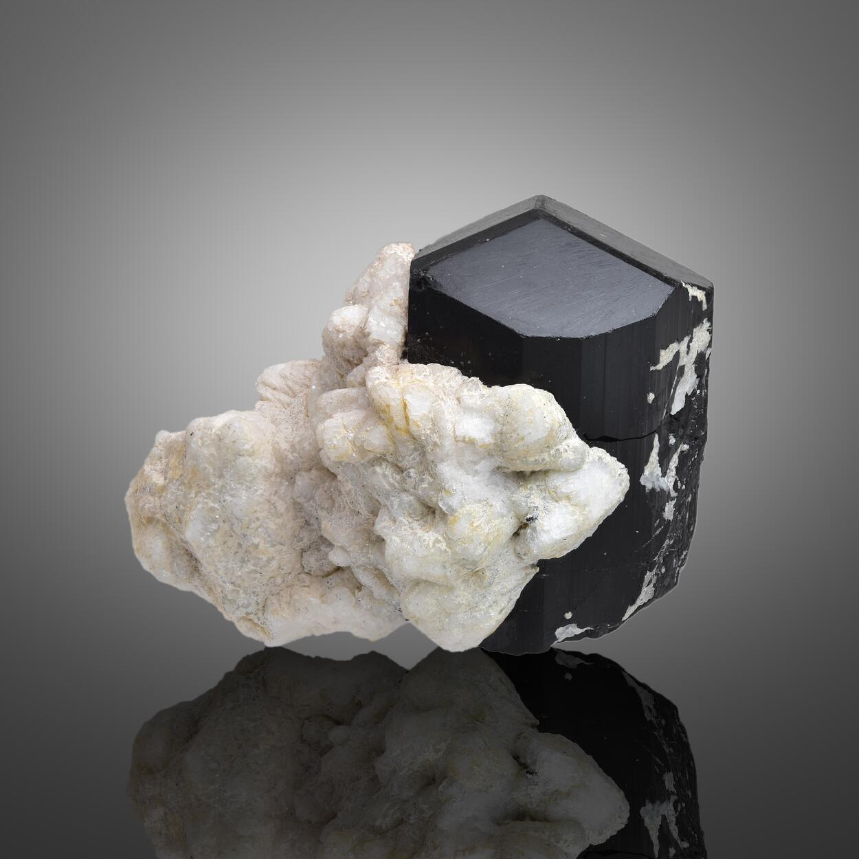 Tourmaline With Feldspar