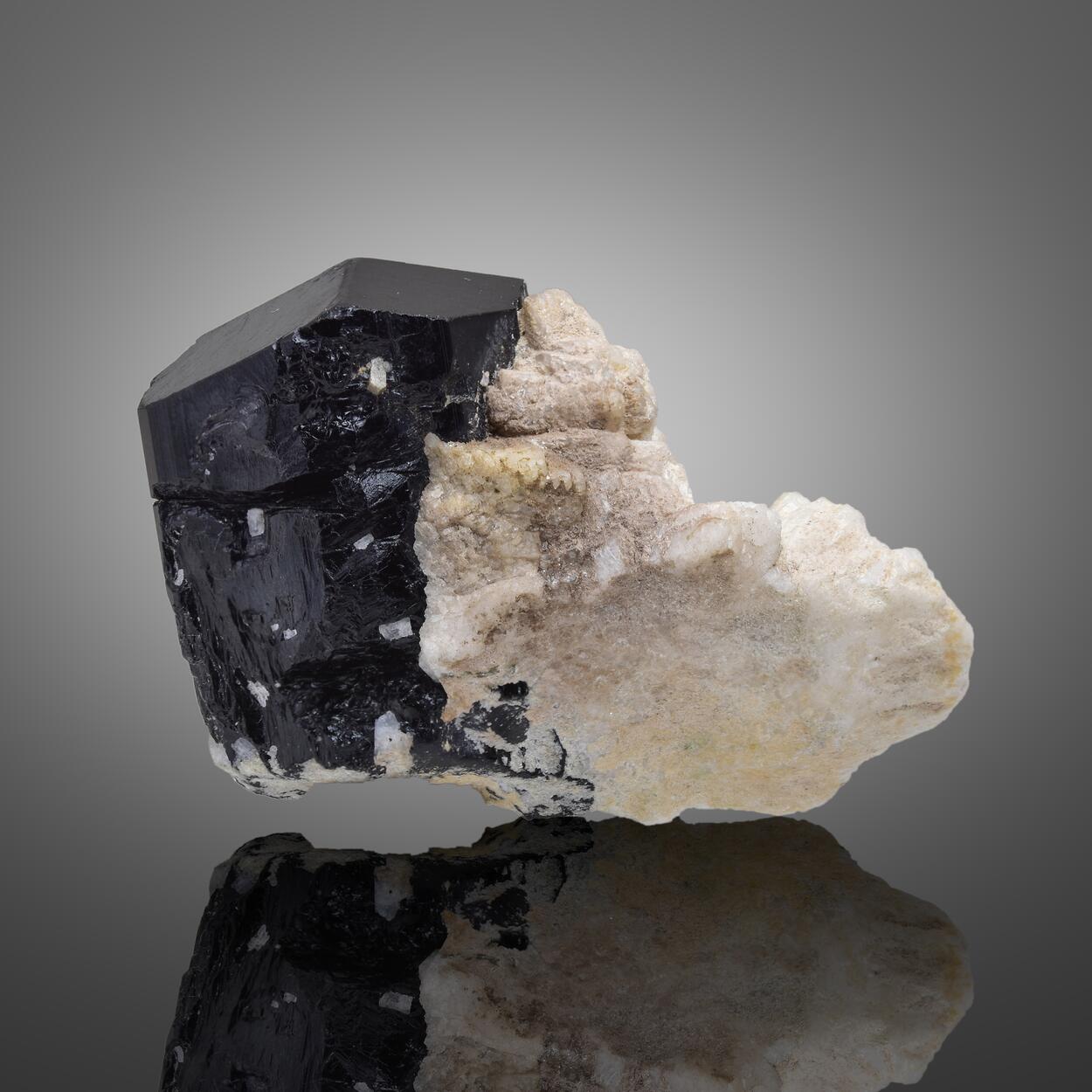 Tourmaline With Feldspar