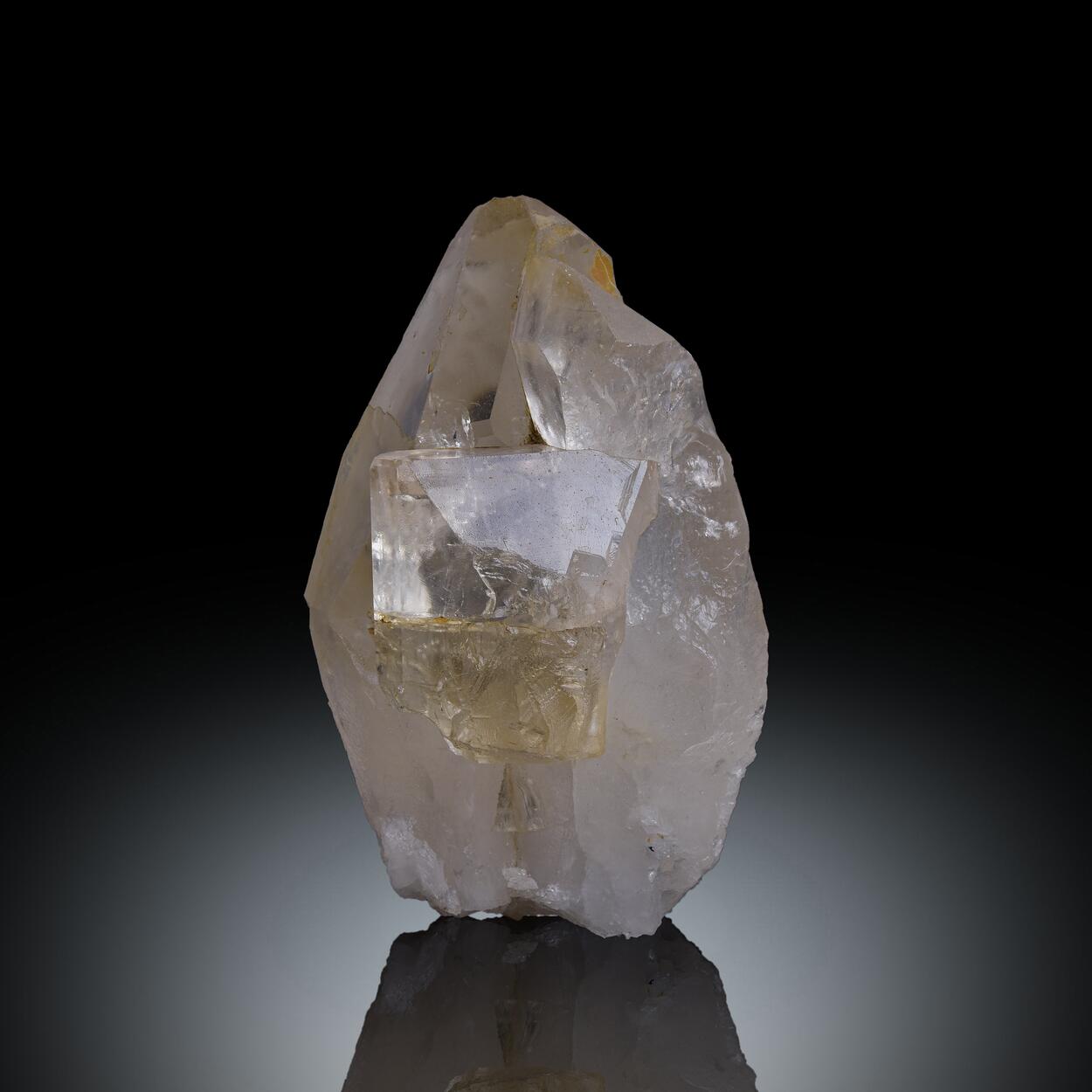 Topaz With Quartz