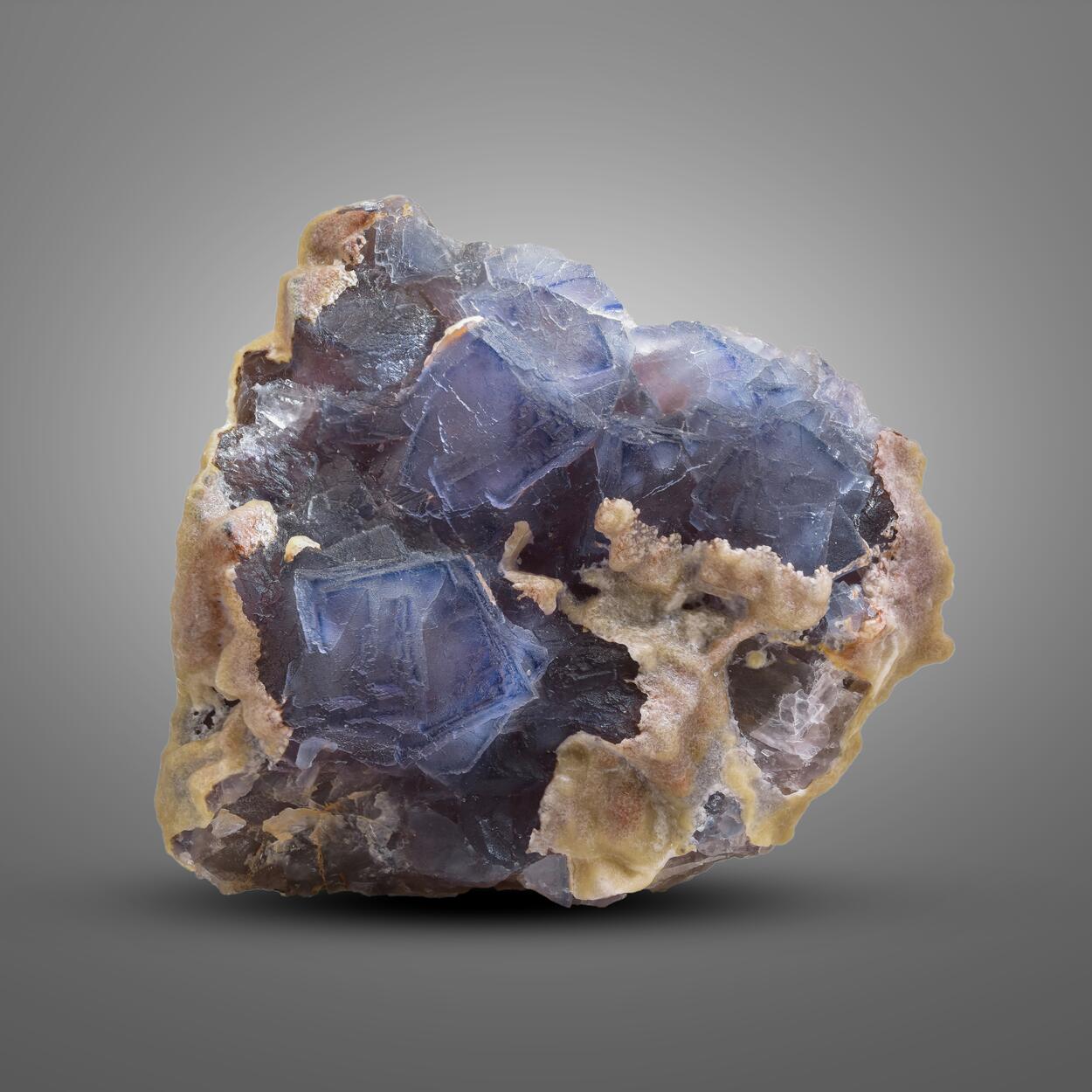 Fluorite With Calcite