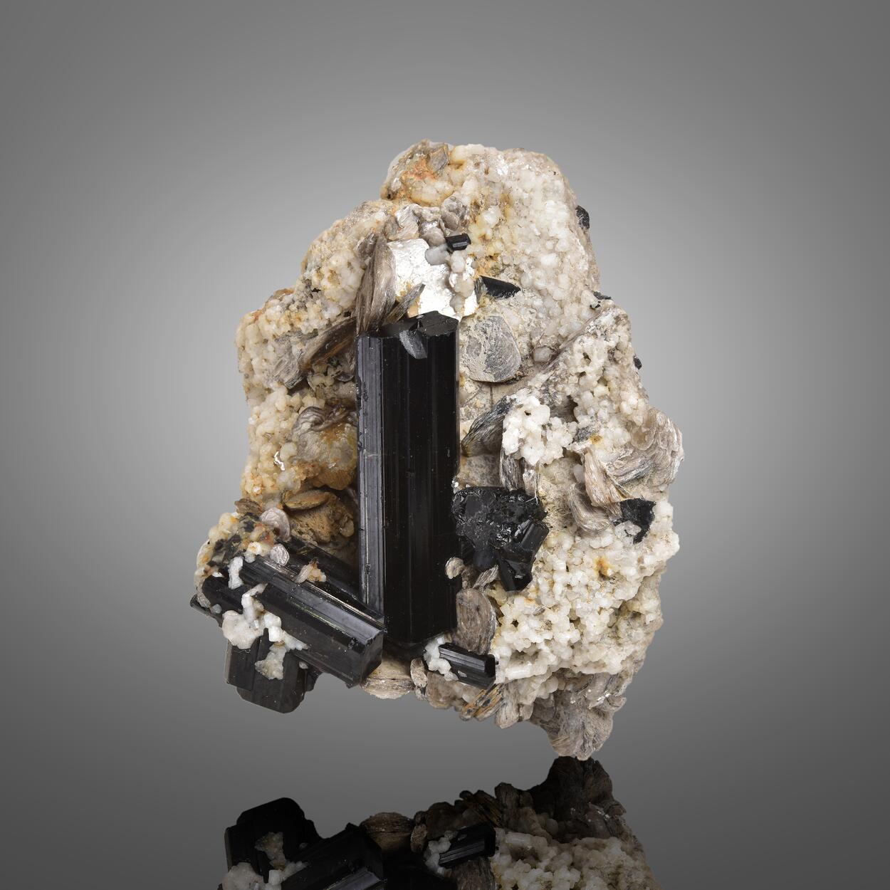Schorl With Muscovite