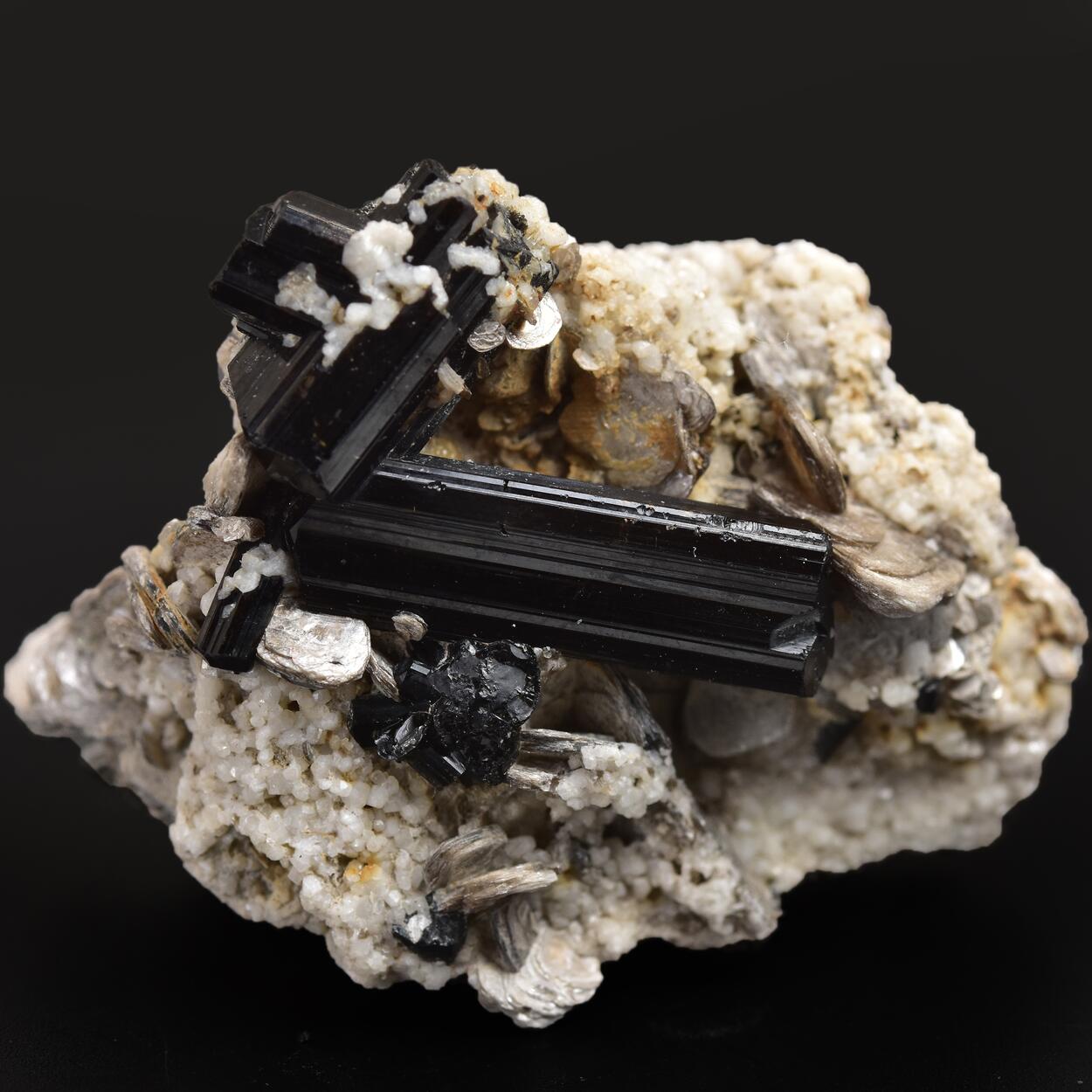 Schorl With Muscovite