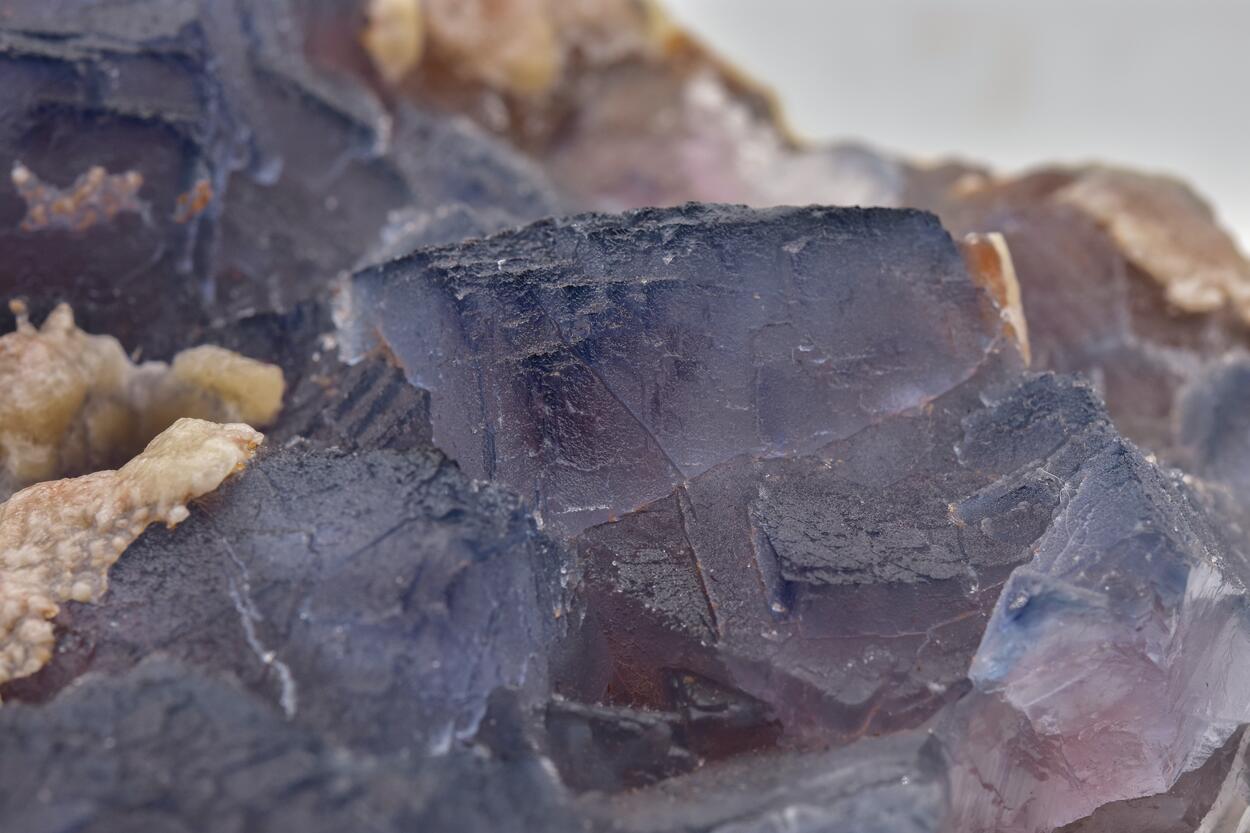 Fluorite With Calcite
