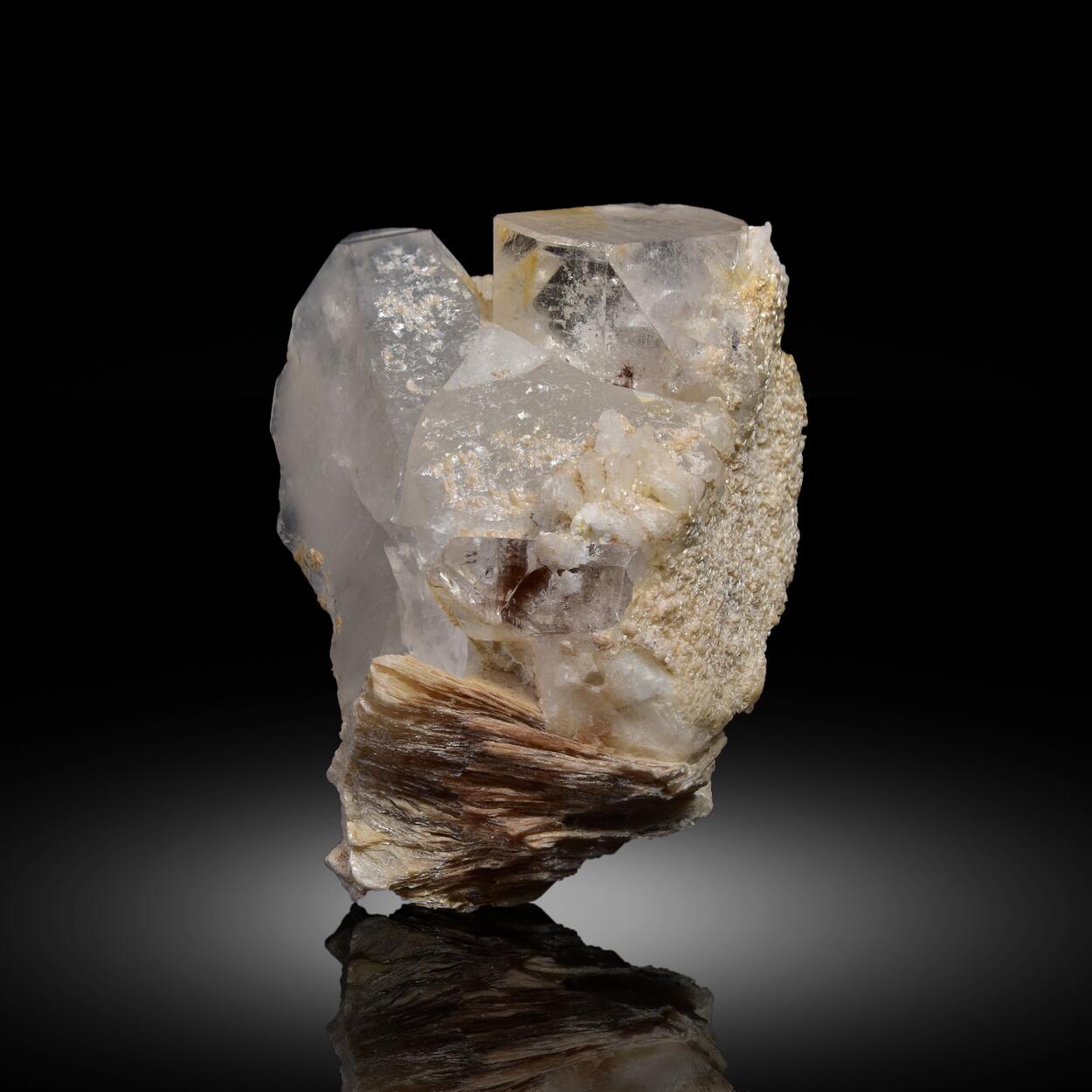 Topaz With Quartz & Muscovite