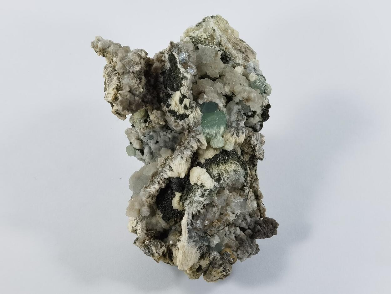 Prehnite & Calcite & Julgoldite